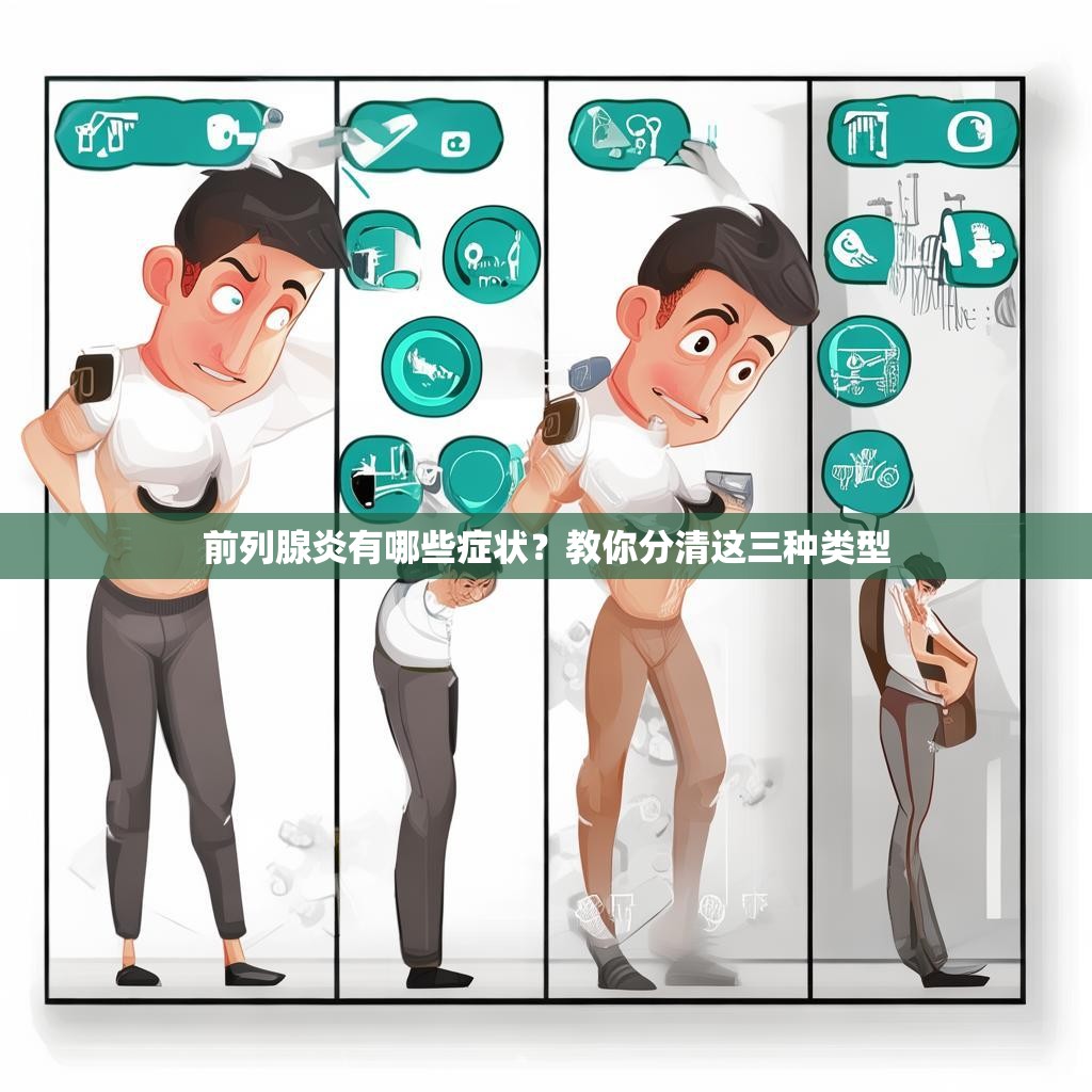 前列腺炎有哪些症状?教你分清这三种类型 前列腺炎有哪些症状?教你分清这三种类型